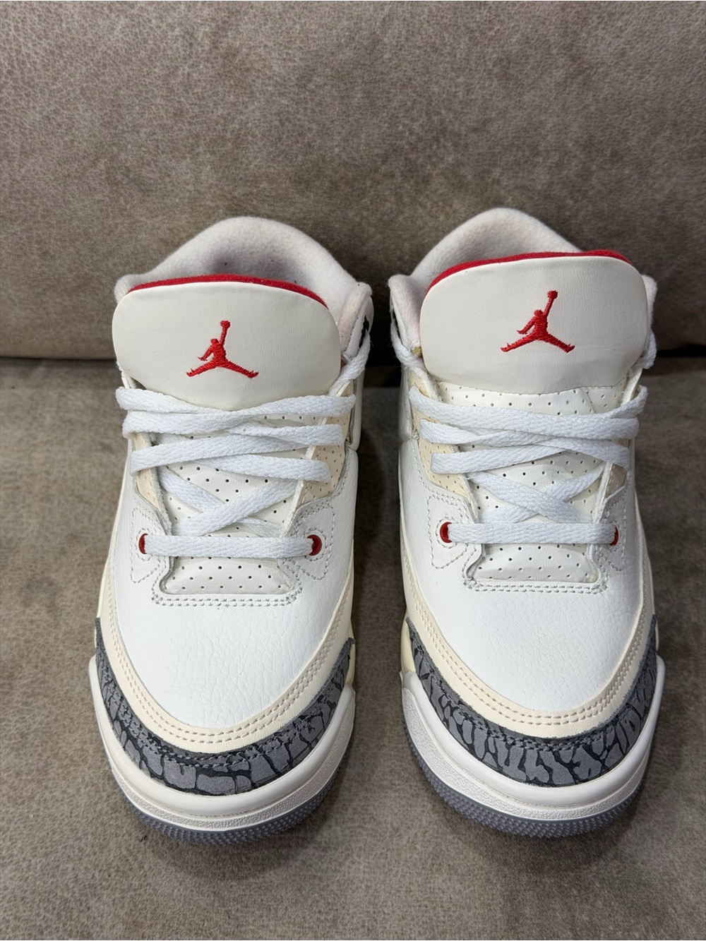 Air Jordan 3 White Cement Reimagined Kids 13C